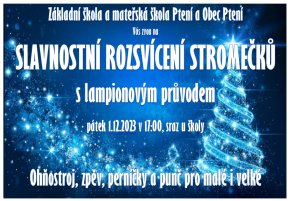 Slavnostní rozsvícení vánočních stromečků