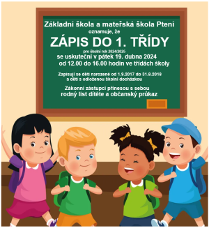 Zápis do 1. třídy