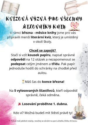 Kvízová výzva pro všechny milovníky knih