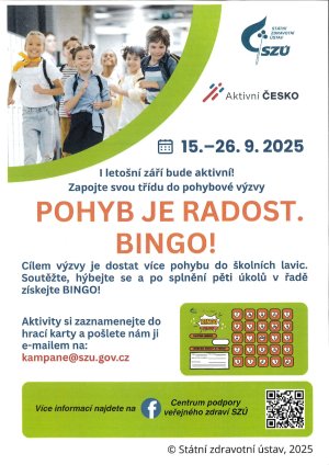 Pohyb je radost. Bingo!