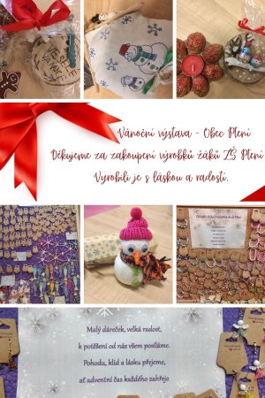 Vánoční výstava na Obecním úřadě Ptení
