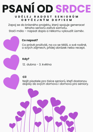 Psaní od srdce: Udělej radost seniorům obyčejným dopisem